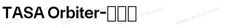 TASA Orbiter字体转换